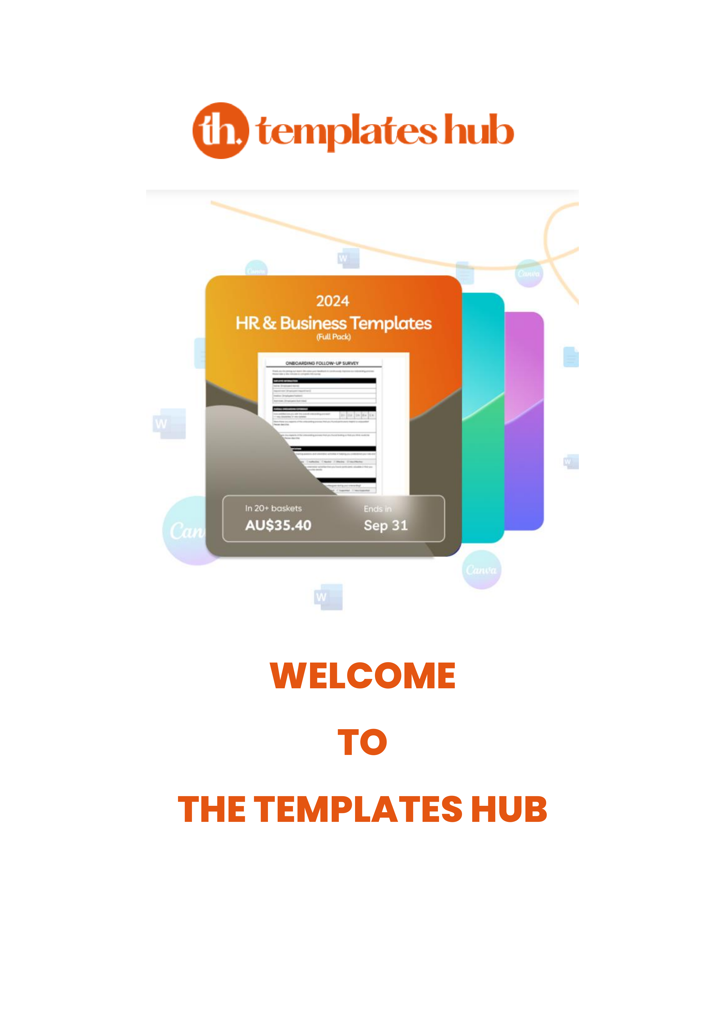 Welcome Template 180